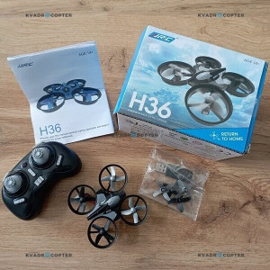 Квадрокоптер JJRC H36 Black - мини дрон, до 8 минут. Photo 2